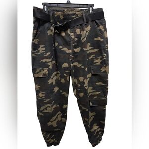 Camo Cargo Jogger Pants
